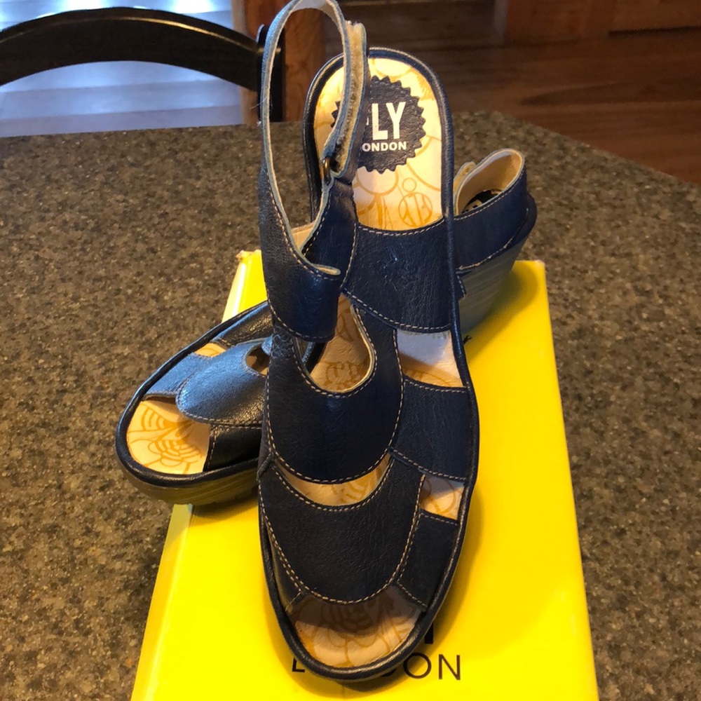 Fly London Leather Sandals size 41